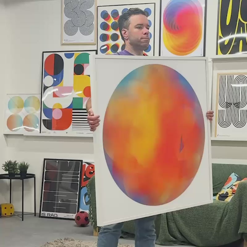 Charger la vidéo : Satura II. (Edition of 2, 103x103 cm)