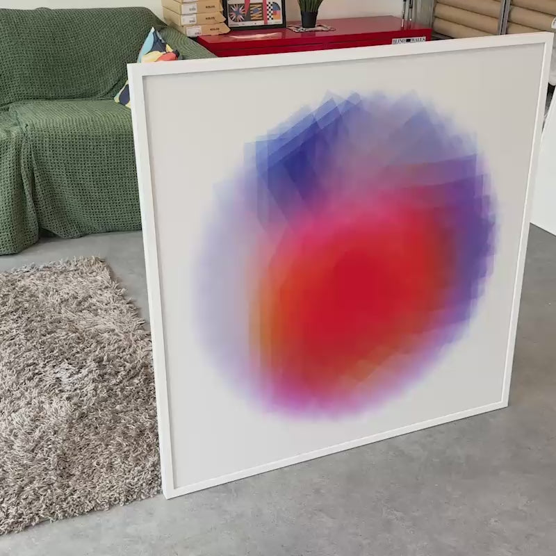Load video: Ametrine (1/1 Edition, 103x103 cm)
