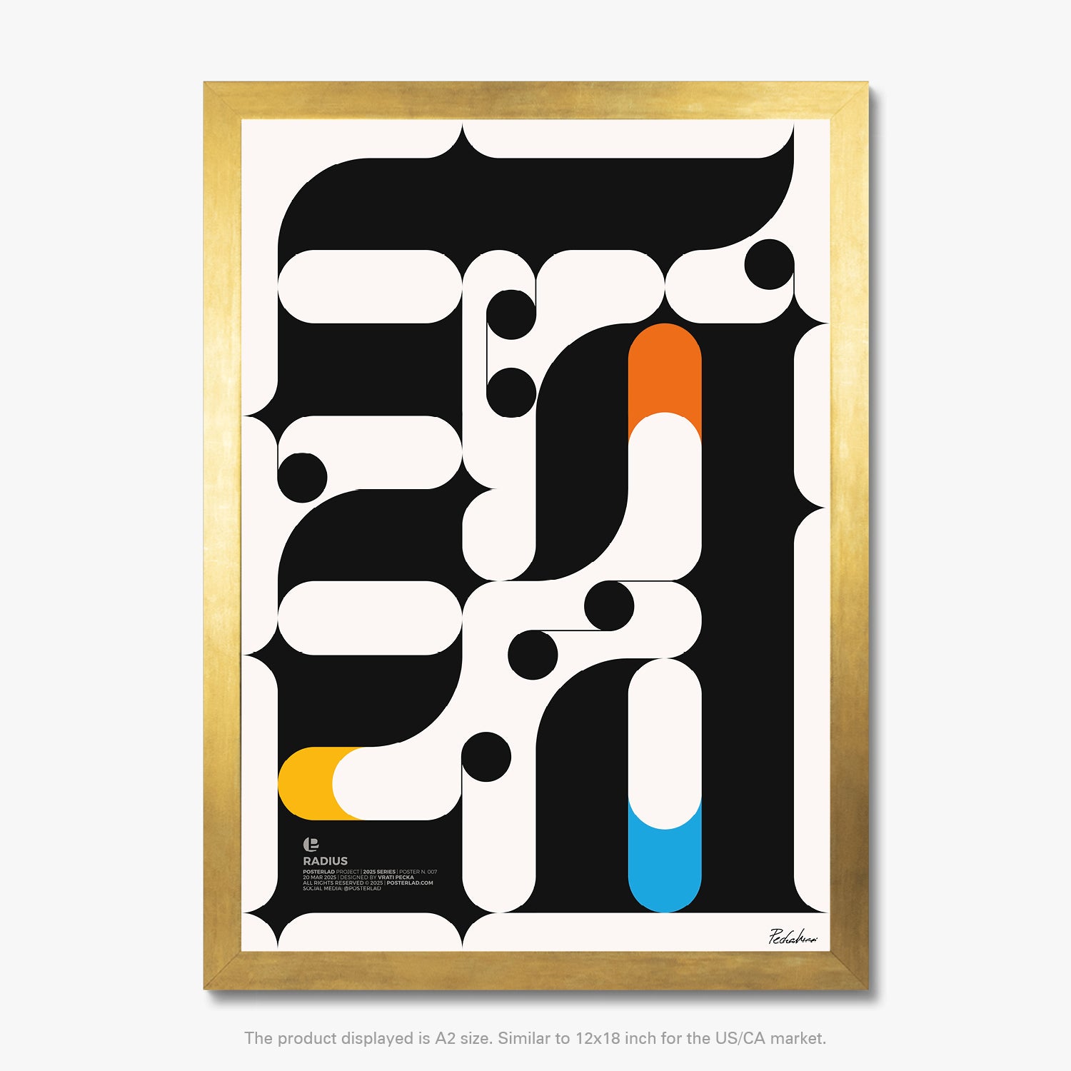 Thick matte paper poster with 026 mm thickness and 189 g/m² weight
