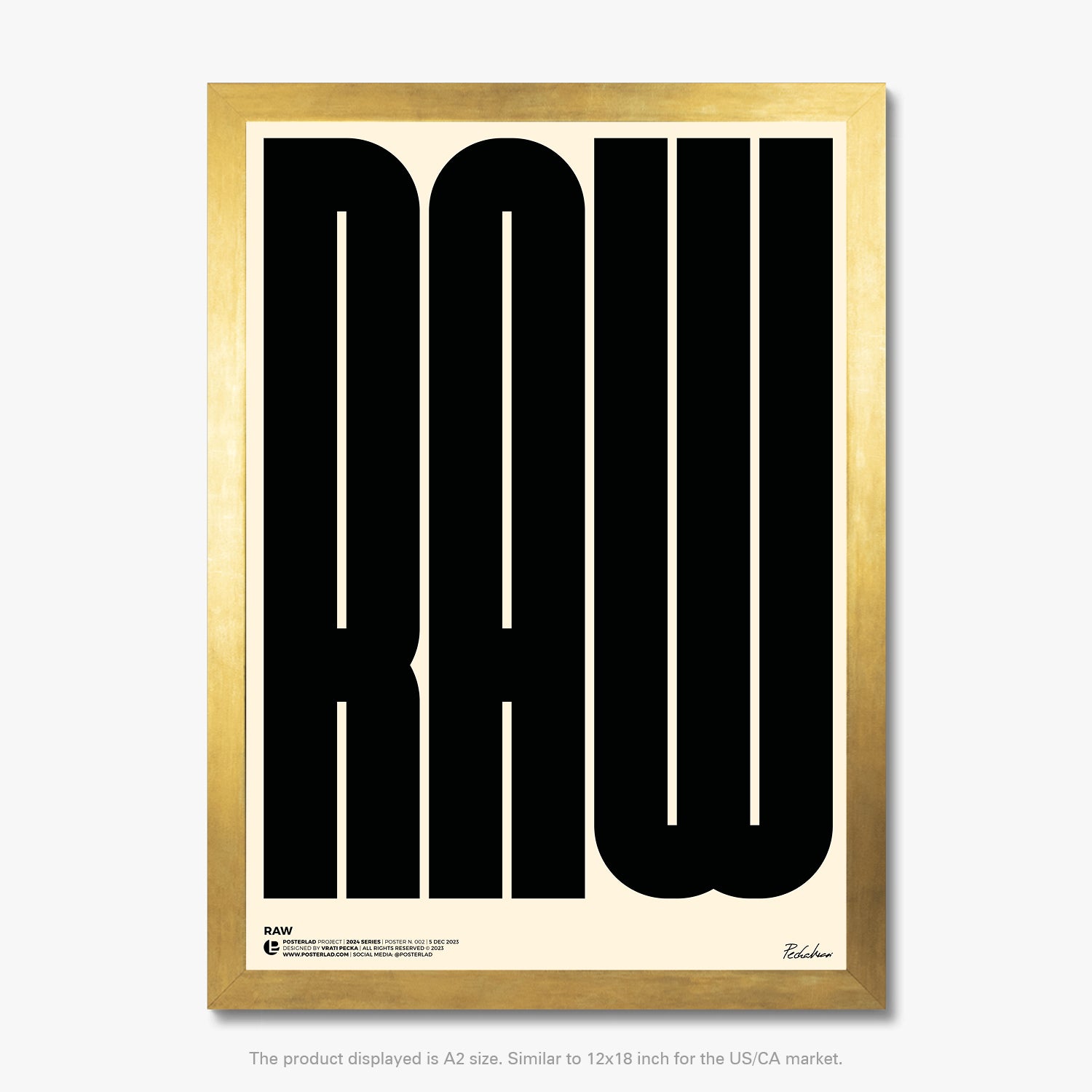 Museum-quality print on thick matte paper, suitable for clean spaces