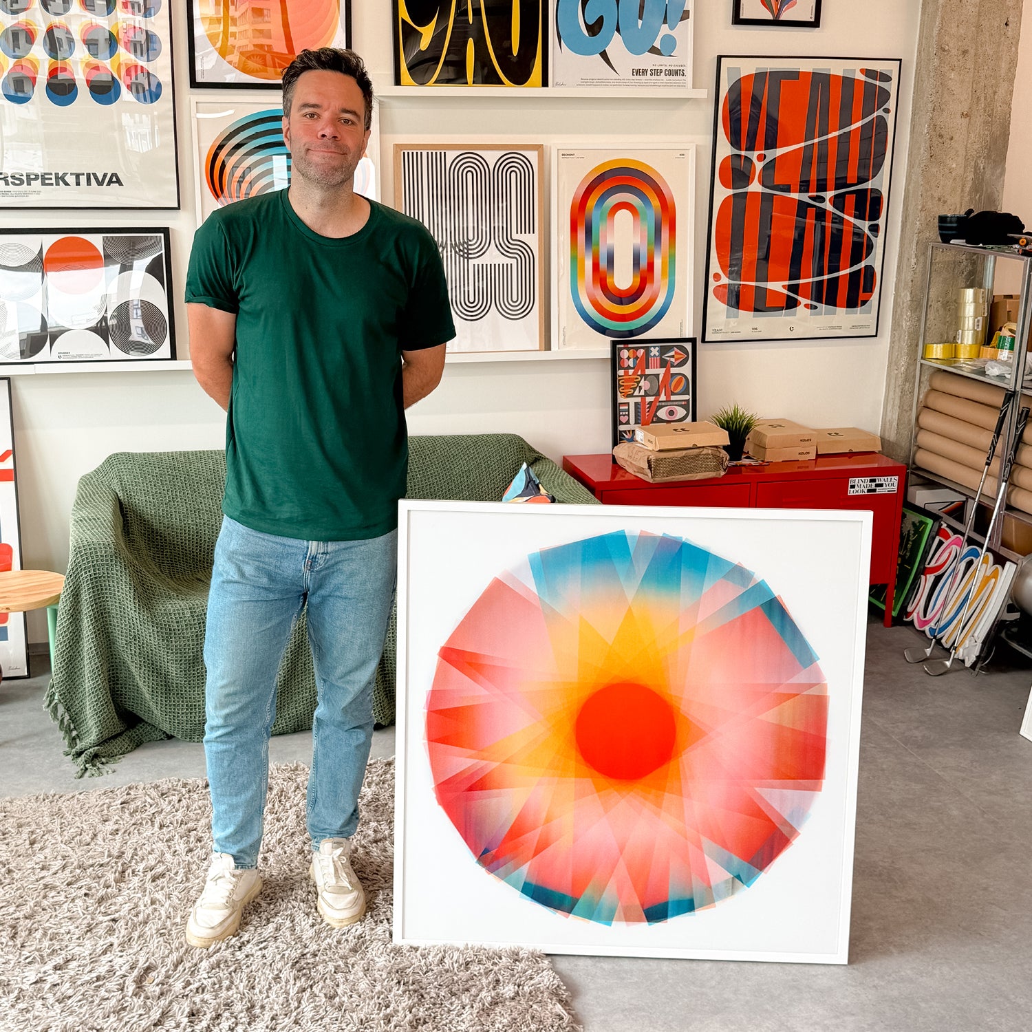 Solar (1/1 Edition, 103x103 cm)