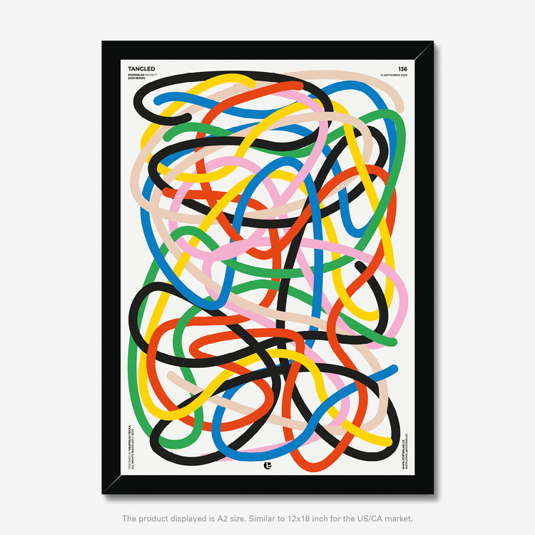 An artwork that captures the essence of organized chaos