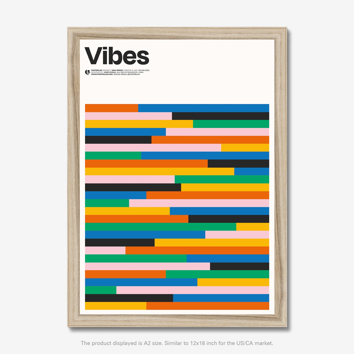 Playful and modern composition exuding energy and movement