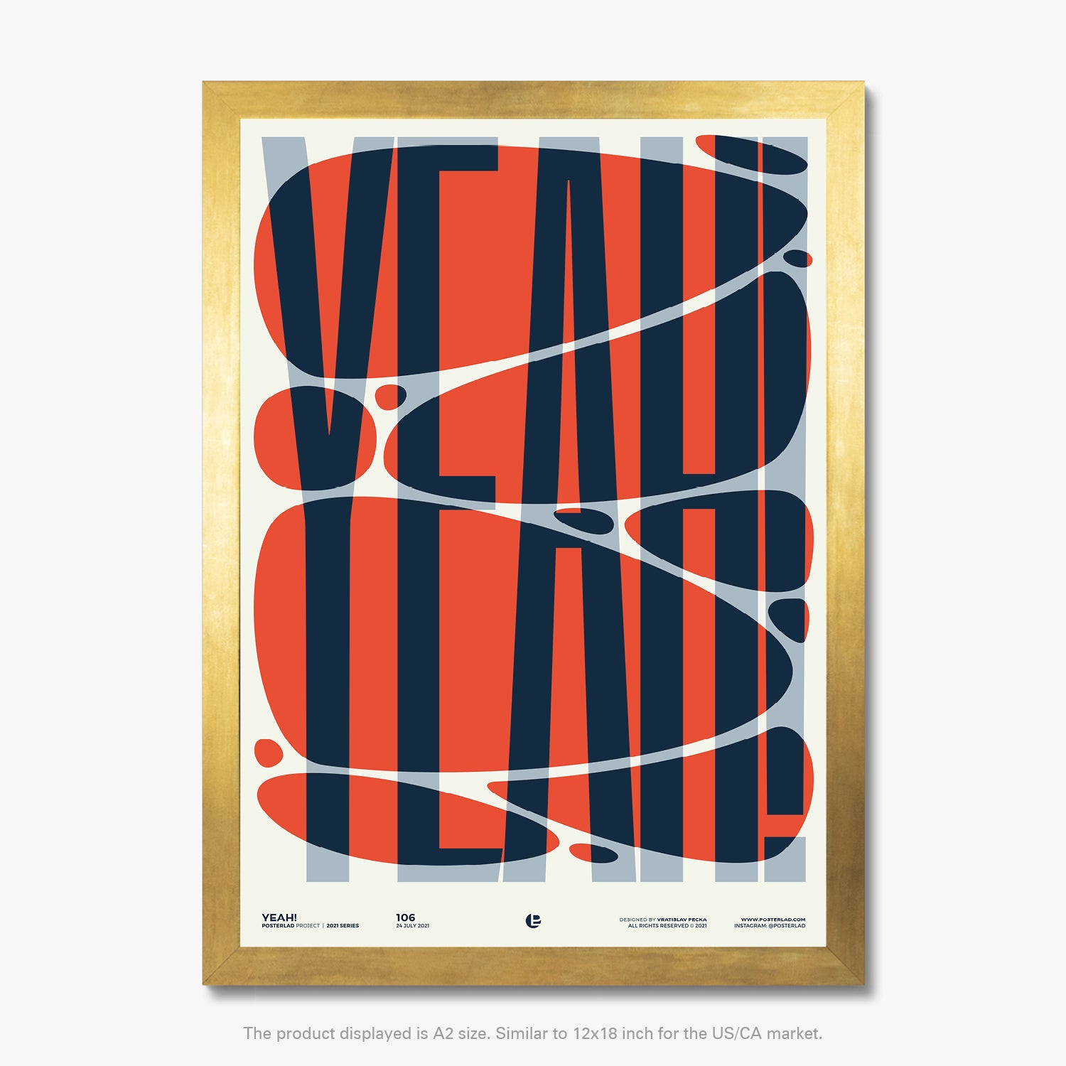  Colorful print adds excitement and positivity to any room or office