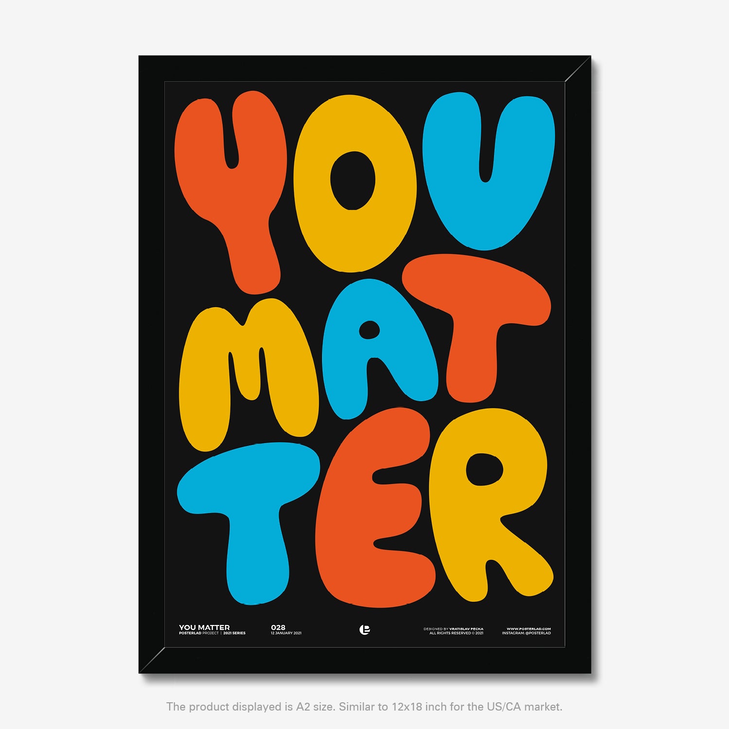 Inspiring and uplifting statement for home or office decor
