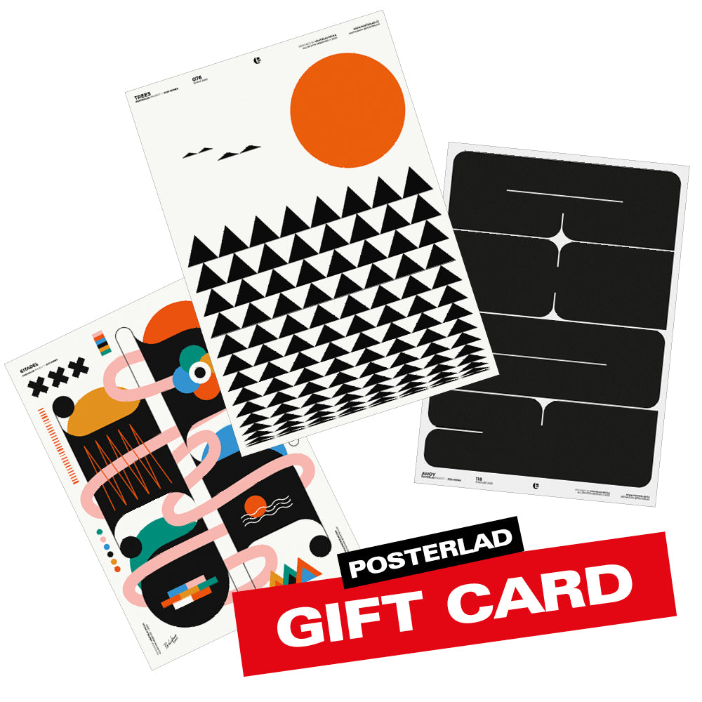 High-quality, durable matte paper PosterLad Gift Card featuring museum-quality prints, perfect for adding a wonderful accent to any room or office environment