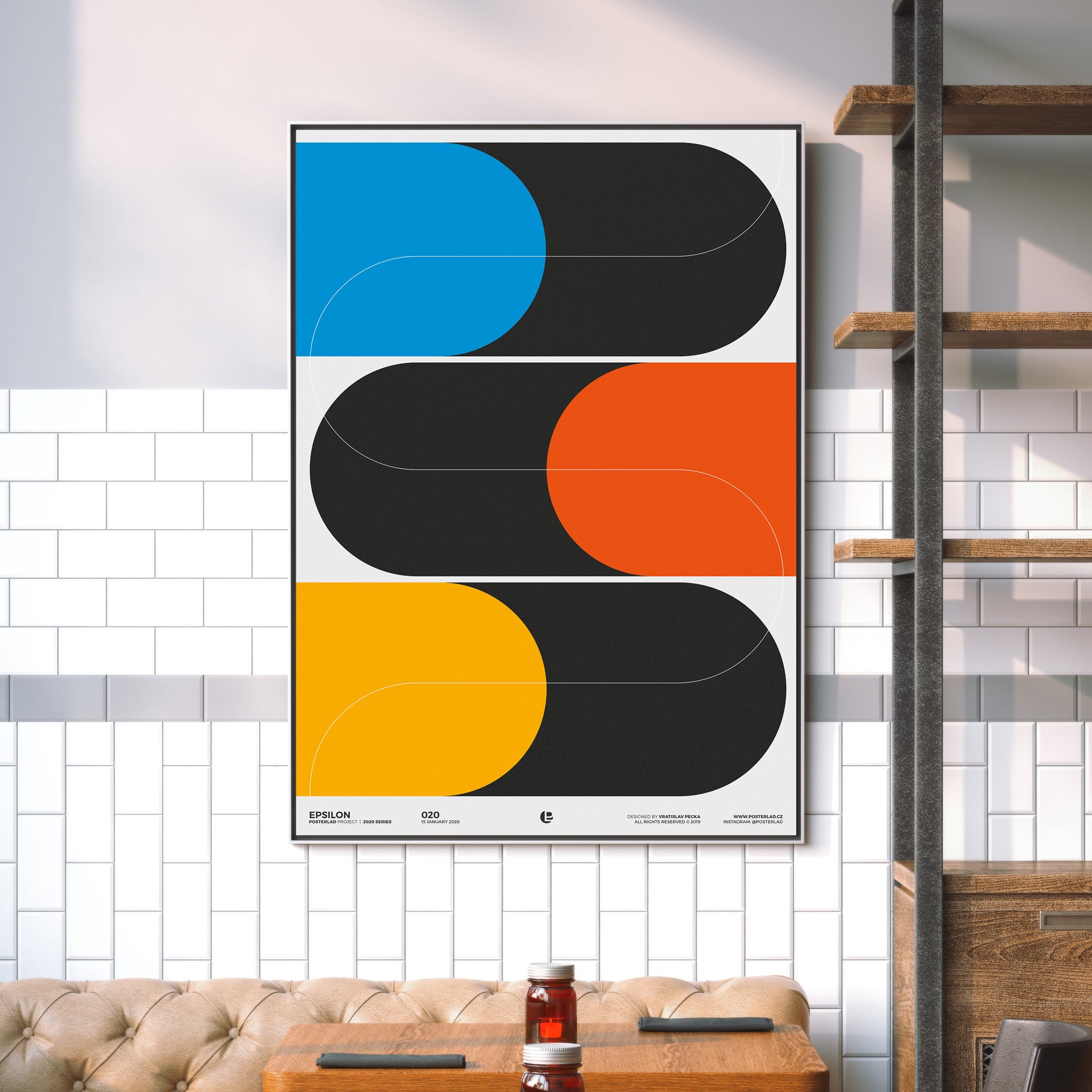 Museum-quality print of Epsilon poster on thick and durable matte paper