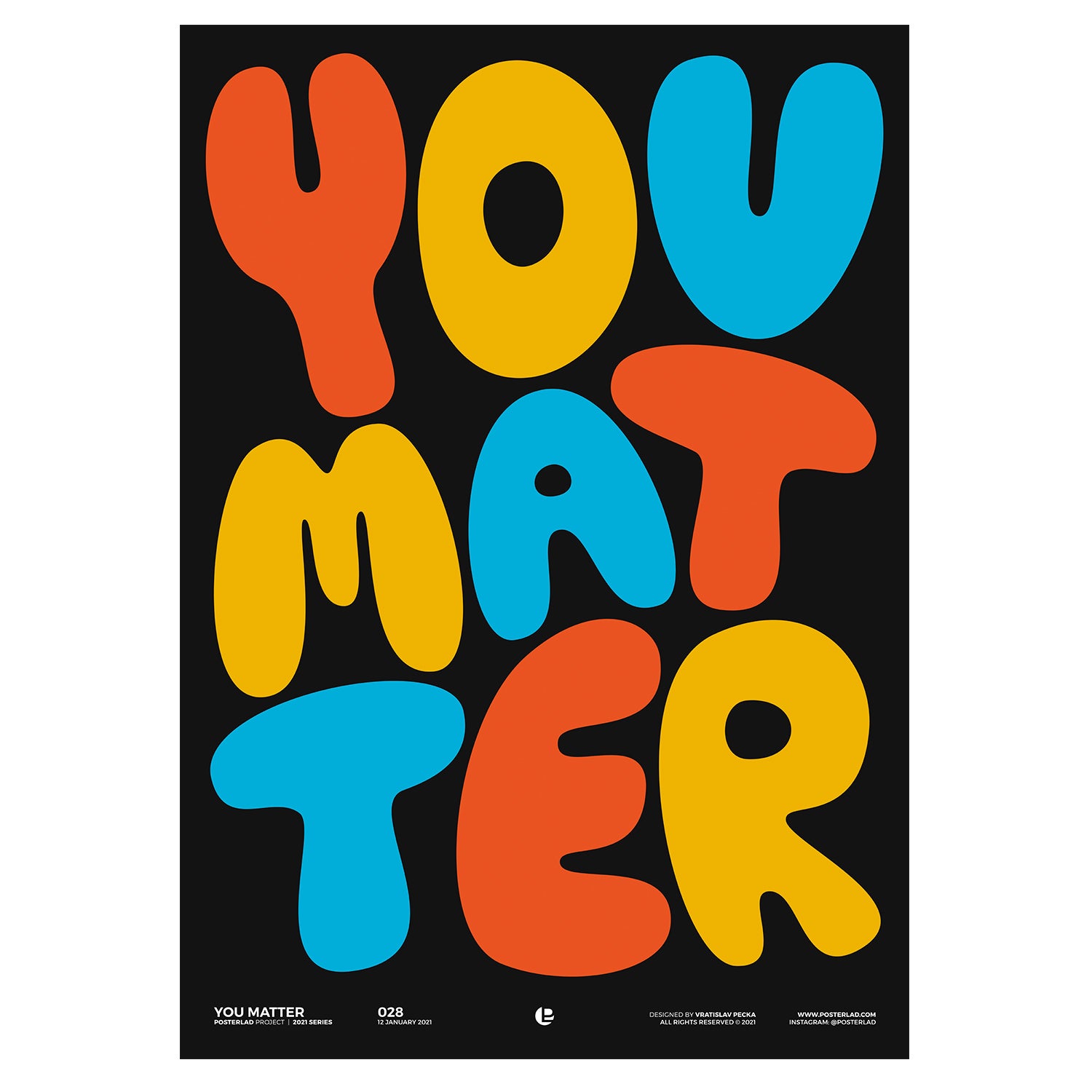 You Matter Personalized Giant Coloring Poster 48x63